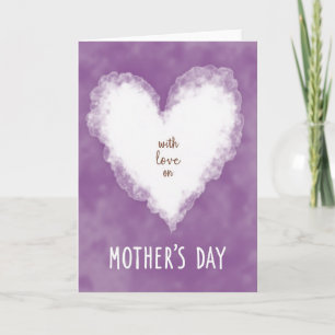 Luminous Hearts Mothers Day Card
