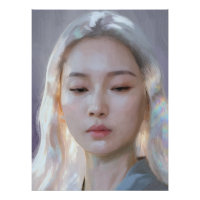 Luminous Holographic Pastel Art