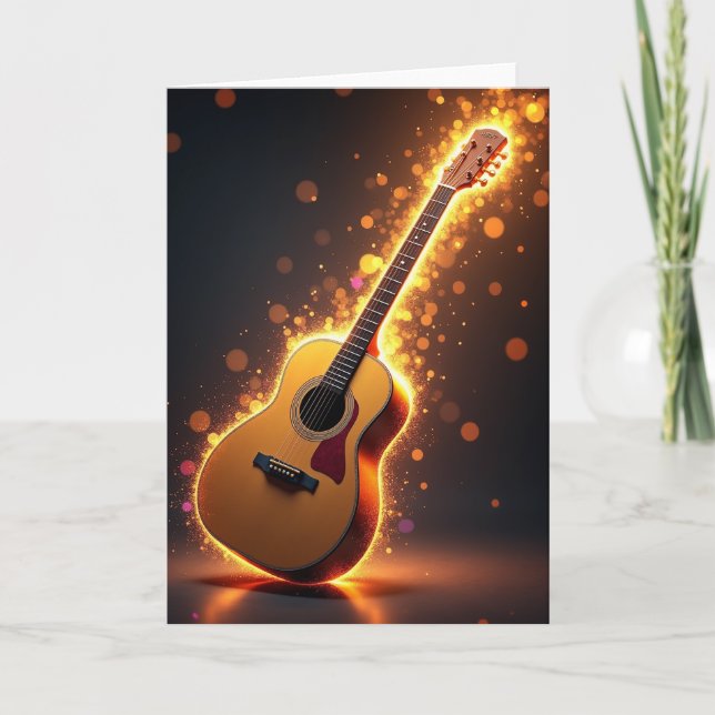 Luminous Instrument Fathers Day Card (Front)