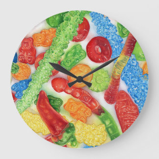 Luminous Lollies Large Clock