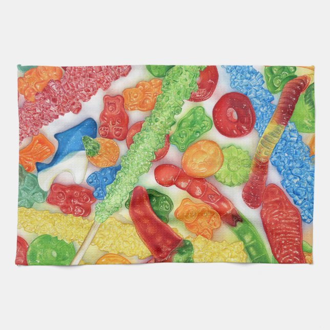 Luminous Lollies Tea Towel (Horizontal)