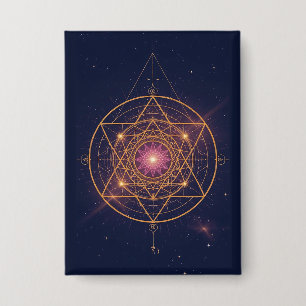 Luminous Mandala of Golden Harmony