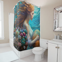 Luminous Mermaid and Gems