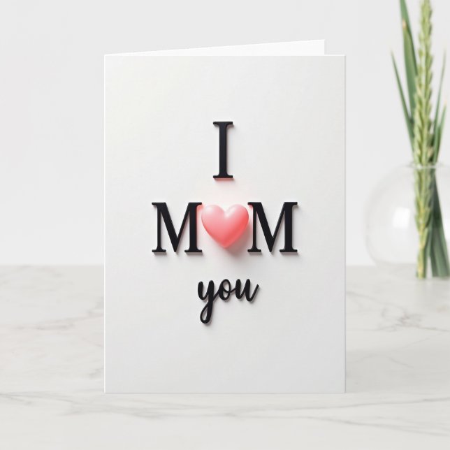 Luminous Mothers Day Keepsake Card (Front)