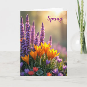 Luminous Mothers Day Spring Card