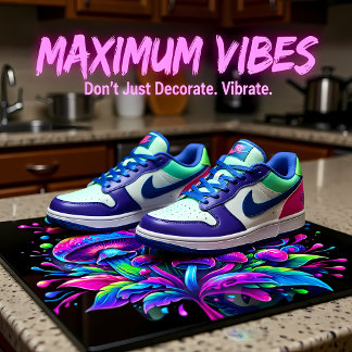 Luminous Mushroom Fantasy Bloom Ceramic Tile