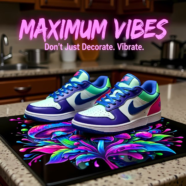 Luminous Mushroom Fantasy Bloom Ceramic Tile (Creator Uploaded)