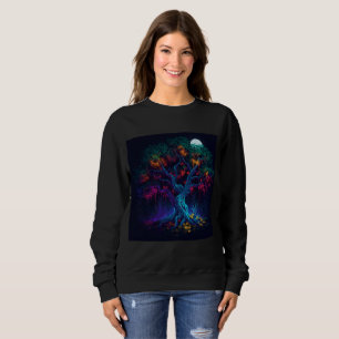 Luminous Neon Tree of Life Sweatshirt