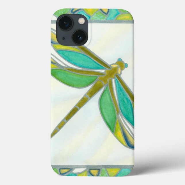 Luminous Pastel Dragonfly by Vanna Lam Case-Mate iPhone Case (Back)