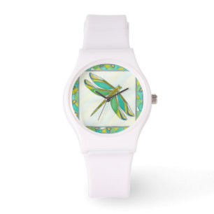 Luminous Pastel Dragonfly by Vanna Lam Watch
