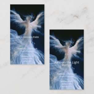 Luminous Presence Winged Angel Business Card