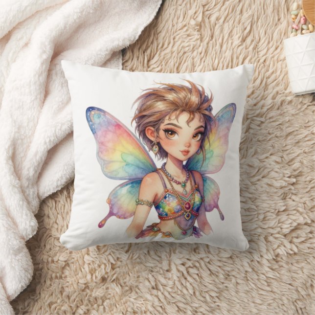 Luminous Rainbow Guardian fairy Cushion (Blanket)