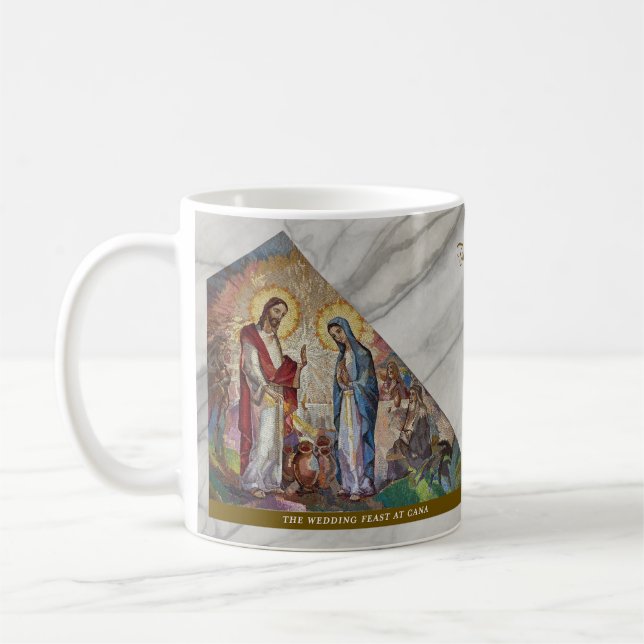 Luminous Rosary Mysteries Item #2: Wedding at Cana Coffee Mug (Left)