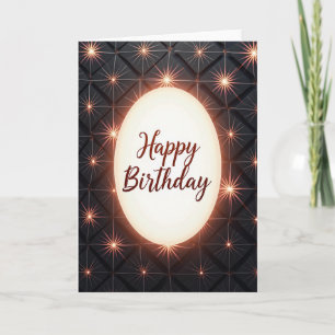 Luminous Sphere Birthday Card