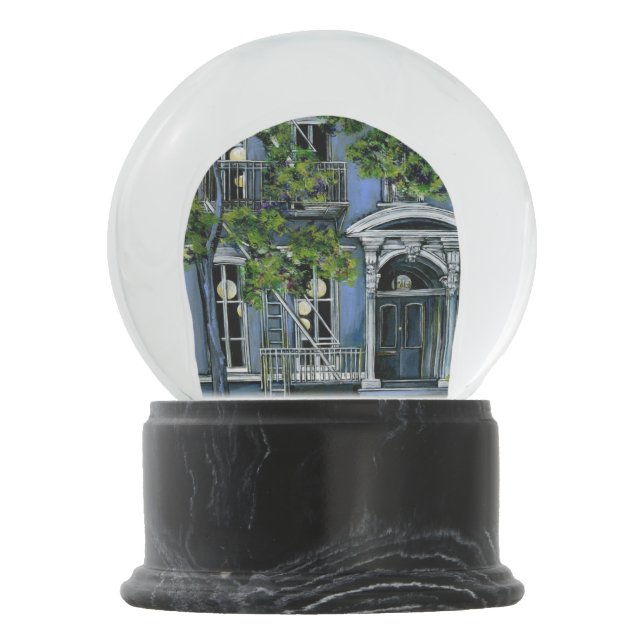 Luminous Spheres from Within Snow Globe (Back)