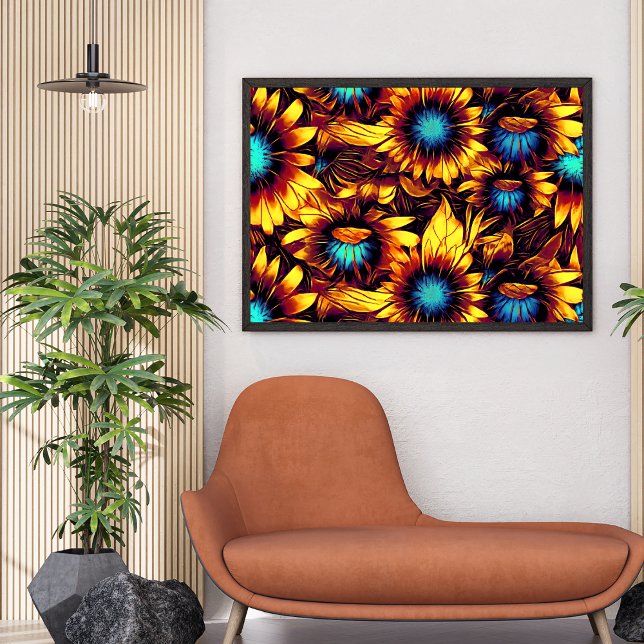 Luminous Sunflowers Poster (Creator Uploaded)