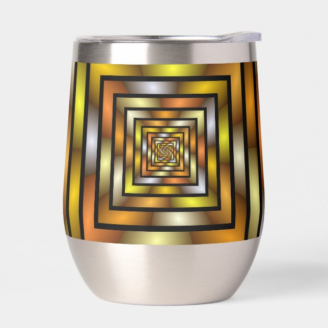 Luminous Tunnel Colourful Trippy Fractal Graphic (Left)