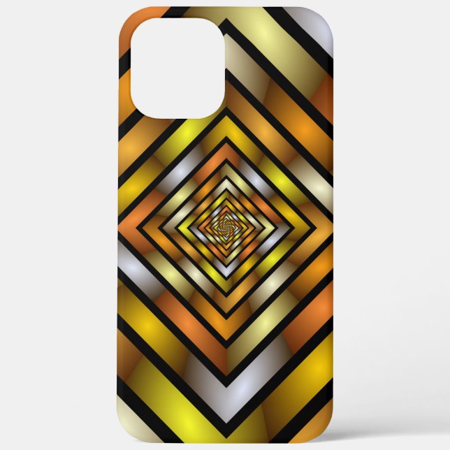Luminous Tunnel Colourful Trippy Fractal Graphic Case-Mate iPhone Case (Back)