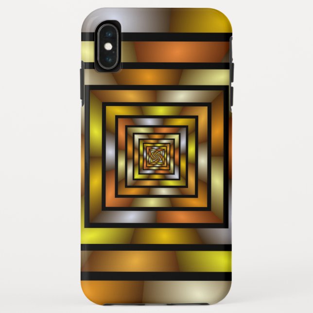 Luminous Tunnel Colourful Trippy Fractal Graphic Case-Mate iPhone Case (Back)