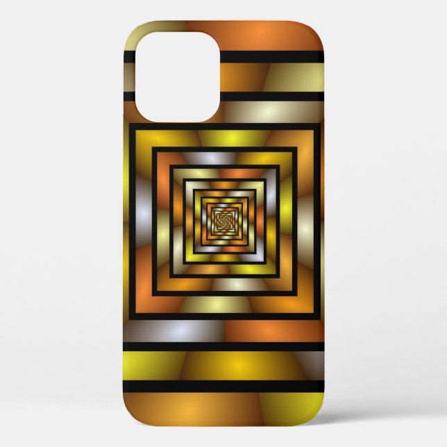 Luminous Tunnel Colourful Trippy Fractal Graphic Case-Mate iPhone Case (Back)