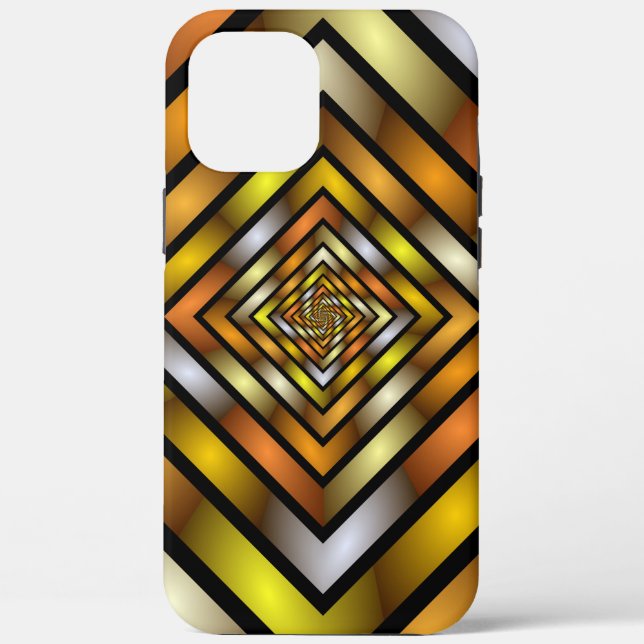 Luminous Tunnel Colourful Trippy Fractal Graphic Case-Mate iPhone Case (Back)