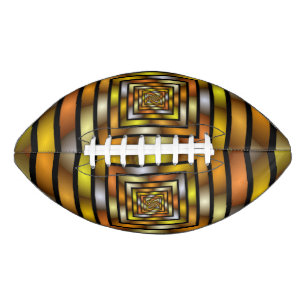 Luminous Tunnel Colourful Trippy Fractal Graphic Football
