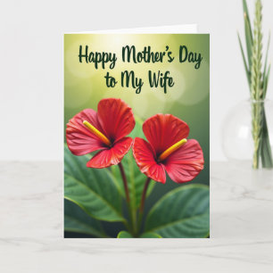 Luminous Wife Mothers Day Card
