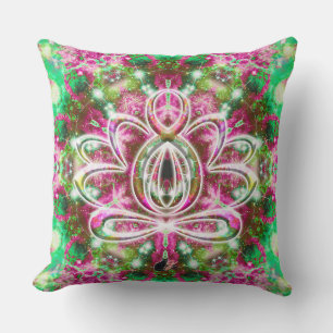 Luminous Zen Lotus Cushion