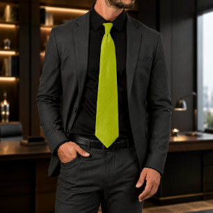 Lumivern Lime Green Micro Pattern Tie