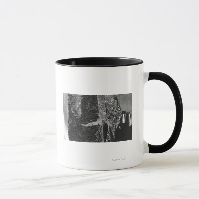 Lummi Island, WA - Lummi Rocks View with Row Mug (Right)