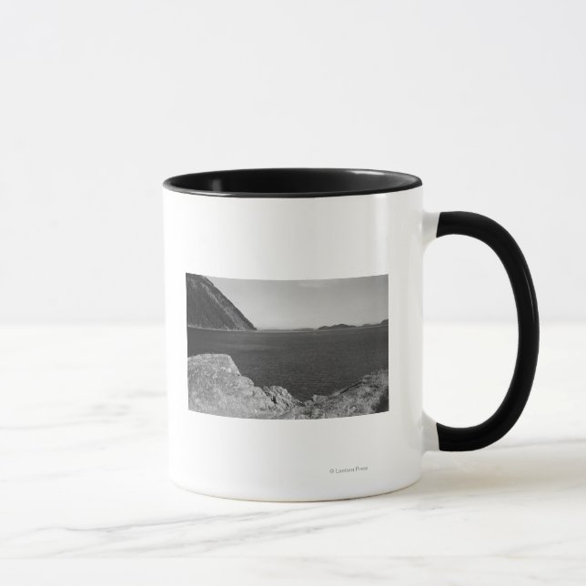 Lummi Island, WA - View from Lummi Rocks Mug (Right)
