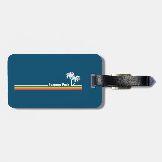 Lummus Park Florida Luggage Tag (Back Horizontal)