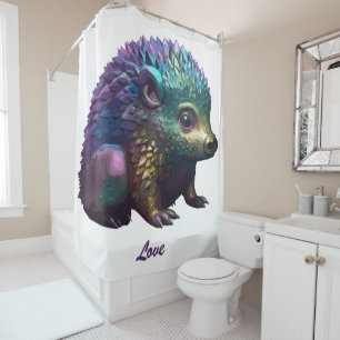 Lumos the Hedgehog Shower Curtain