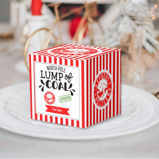 Lump of Coal funny Christmas secret Santa party Fa Favour Box (Creator Uploaded)