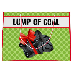 Lump of Coal Large Gift Bag