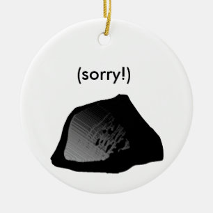 lump of coal ornament
