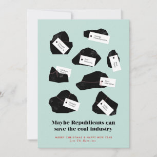 Lump of (Republican) Coal Holiday Card
