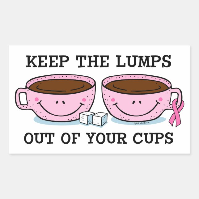 Lumps Out of Cups Sticker (Front)