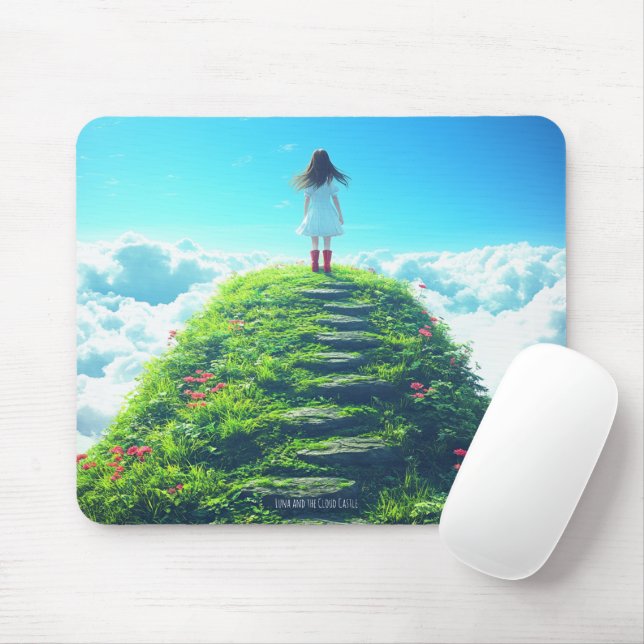  Luna and the Cloud Castle – Enchanted Mouse Pad  (With Mouse)