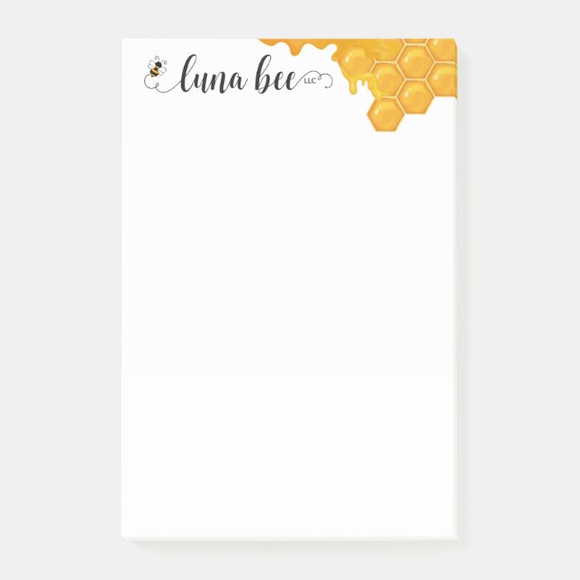 Luna Bee Post-It Notes (Front)