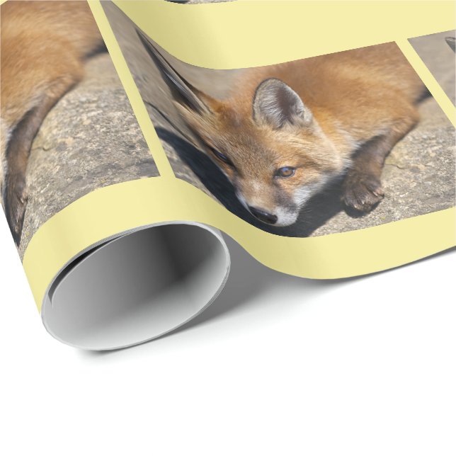 Luna Fox Wrapping Paper (Roll Corner)