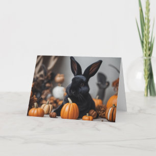 Luna getting ready for Halloween Thank You Card