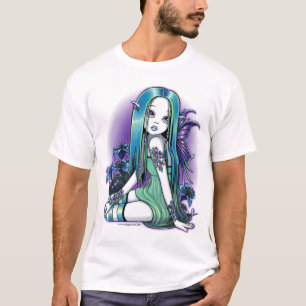 "Luna" Gothic Moon Lilly Fairy Art Plus Size top