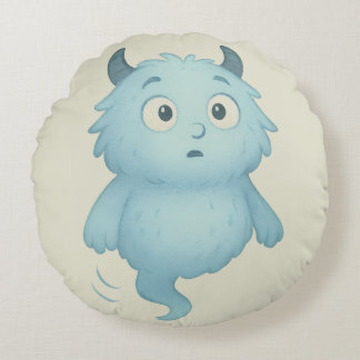 Luna Kissen - The Dreamy ADHD Monster Round Cushion
