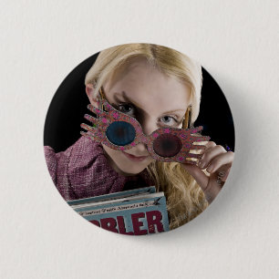 Luna Lovegood Peeks Over Glasses 6 Cm Round Badge