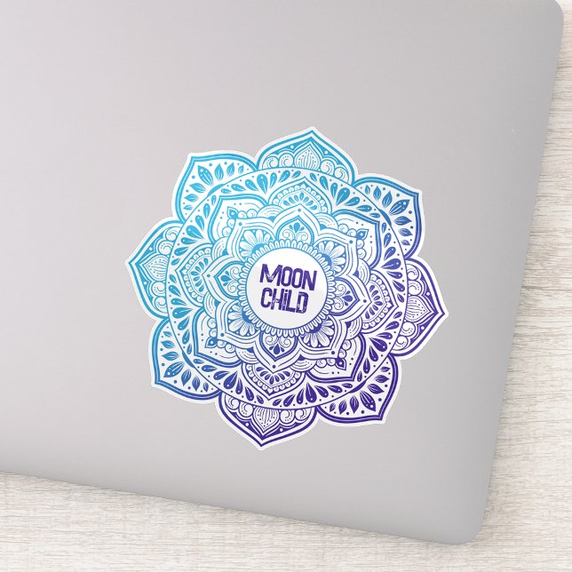 Luna Mandala Personalised Vinyl Sticker (Creator Uploaded)