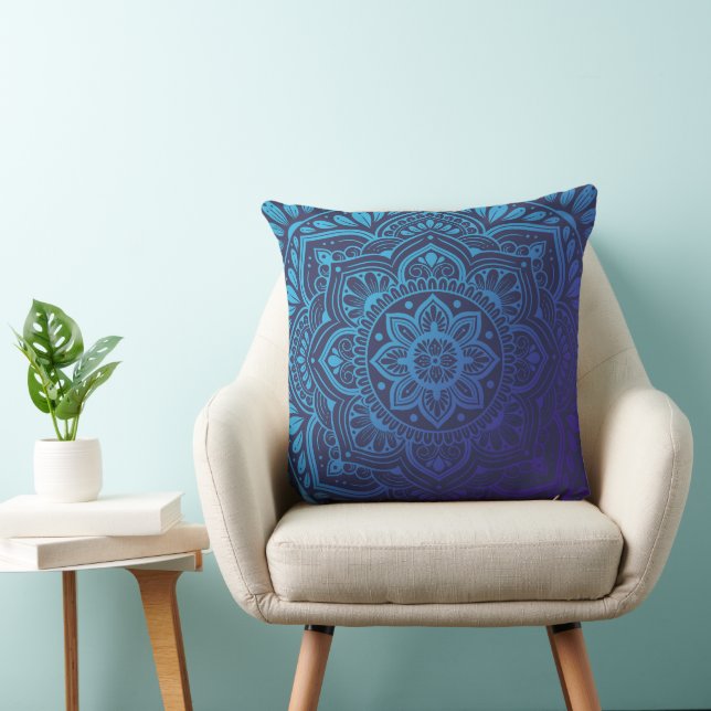 Luna Mandala Throw Pillow (Chair)