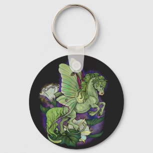 Luna Moonduster Moth Fairy Horse Keychain