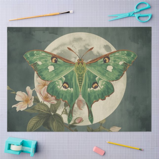Luna Moth Conservatory Tissue Paper (Craft)