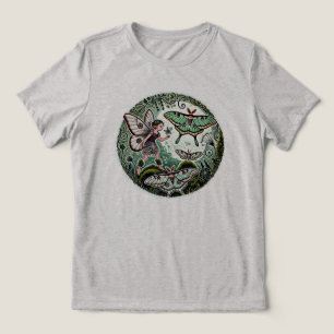 Luna Moth Fairy Tri-Blend Shirt